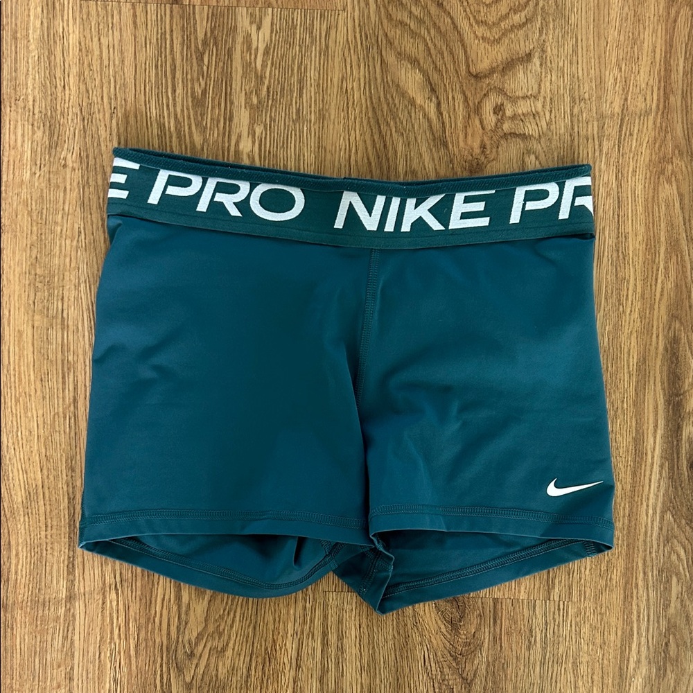 Nike Pro Deep Teal Shorts Spandex
